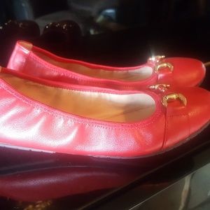 Red slip on Dress Shoes